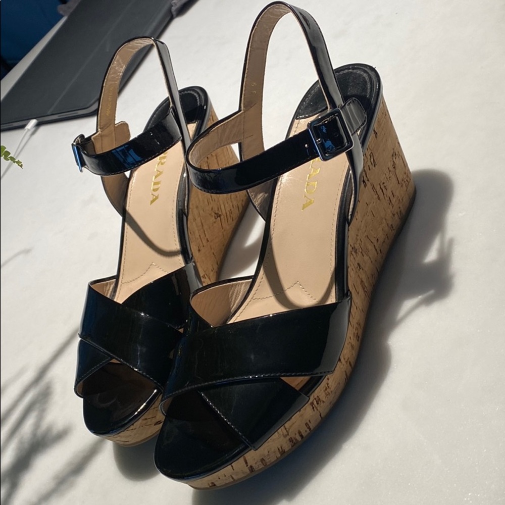 Prada wedges